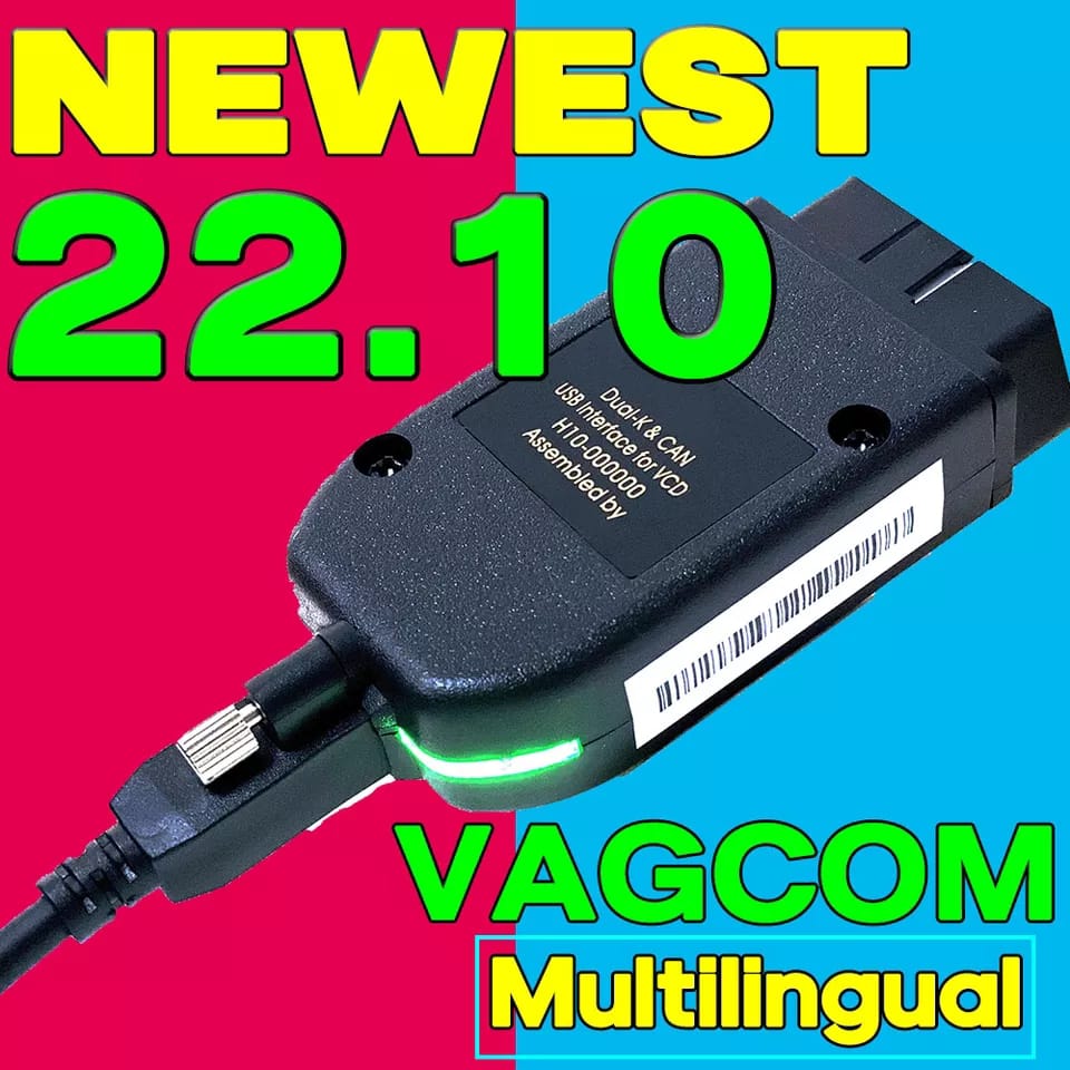 2023 VAGCOM VCDS 23.3 Auto Diagnostic Scanner for VW, Audi, Skoda